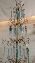 Load image into Gallery viewer, 2 Icicles natural shape iridescent finish glass