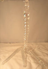 Load image into Gallery viewer, 2 Icicles natural shape iridescent finish glass