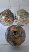 Load image into Gallery viewer, Eternal Gratitude Large Blown Glass Ornament Rainbow Multi-Color