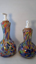 Load image into Gallery viewer, Vibrant colors pattern Bottle soap dispenser