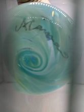 Load image into Gallery viewer, Aqua Green handmade blown glass vase
